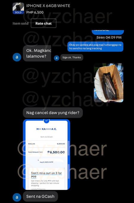 IPHONE X SOLD